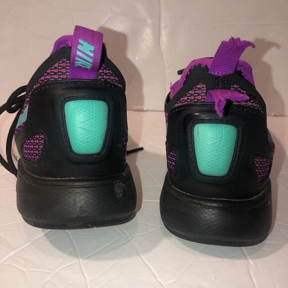 Nike Dual Racer Knit Womens Running Shoes Size 8‎ Sneakers Fuschia - Picture 5 of 10